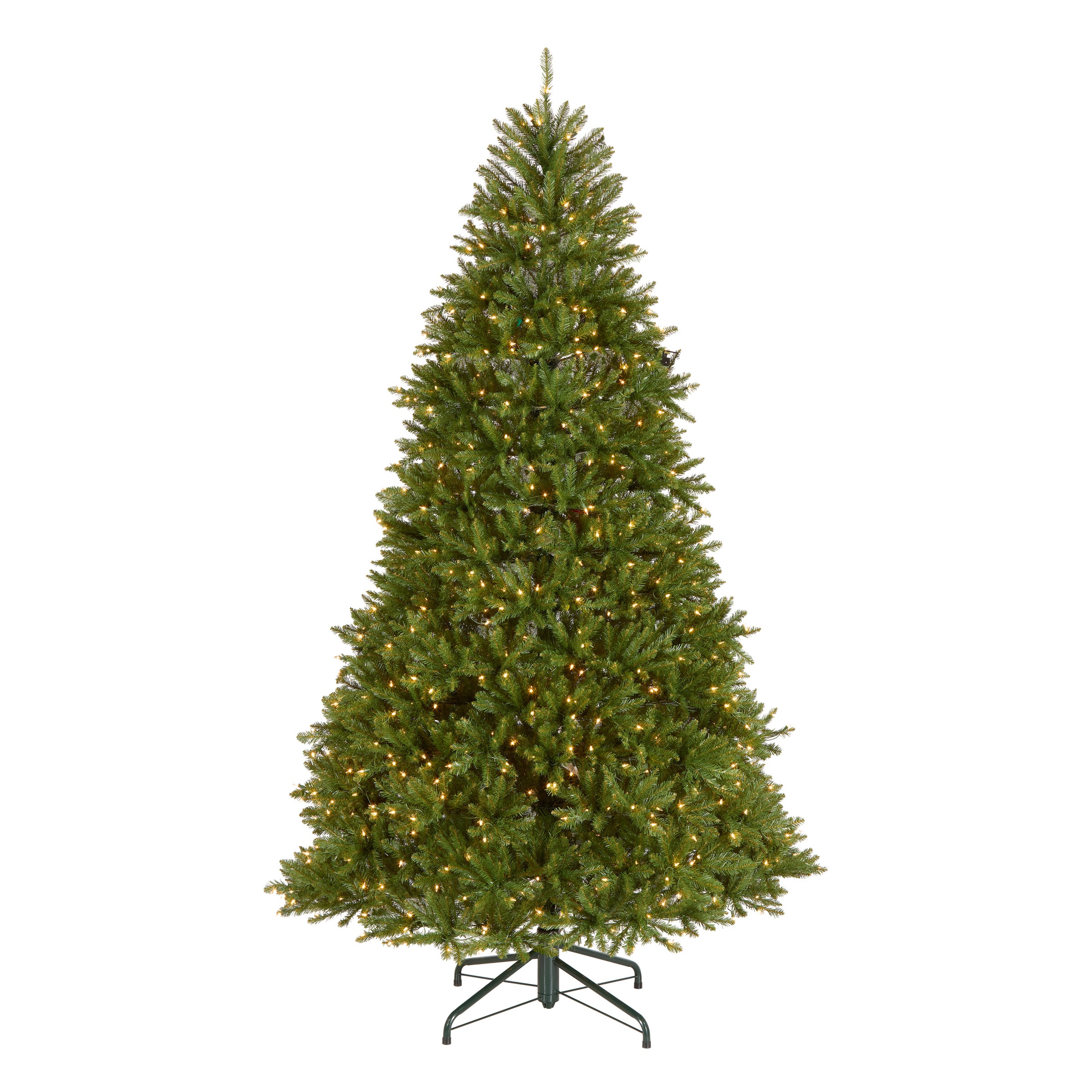 9.0-ft Dunhill fir Pre-lit Artificial Christmas Tree with Clear Incandescent Lights