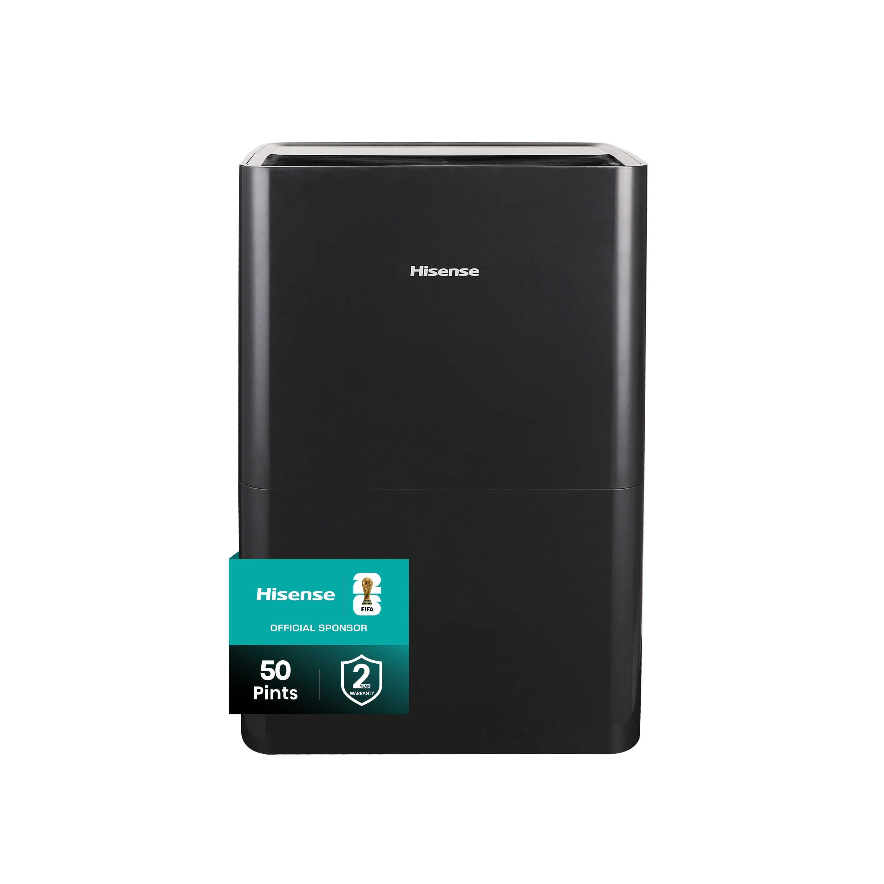 Hisense 50 -Pint Large Room Dehumidifier For Basements , Bathrooms , Crawlspaces with Built-In Pump , ENERGY STAR Certified Gray #DH5024KP1G