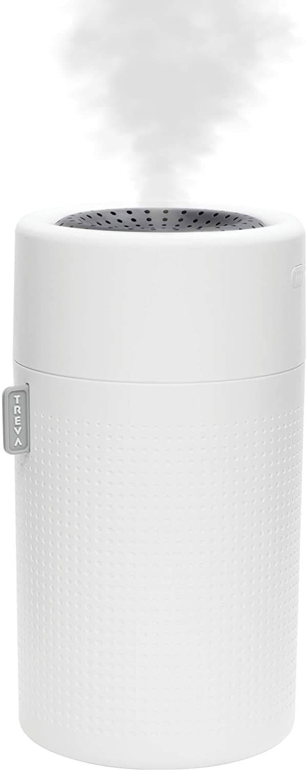 TREVA Evaporative Small Room Tabletop Humidifier - White #AEHB002