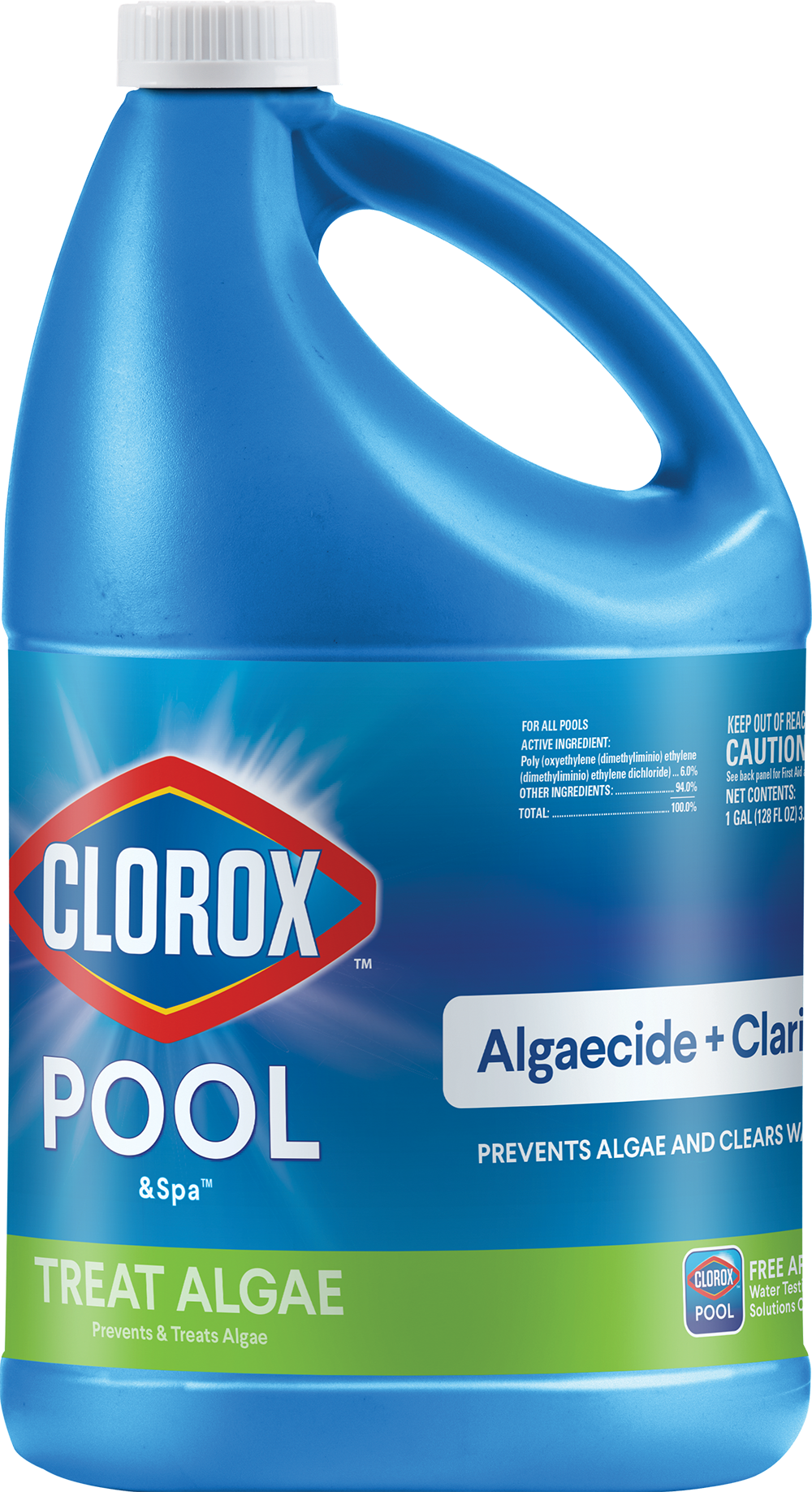 Algaecide + Clarifier 128-oz Pool Algae Prevention