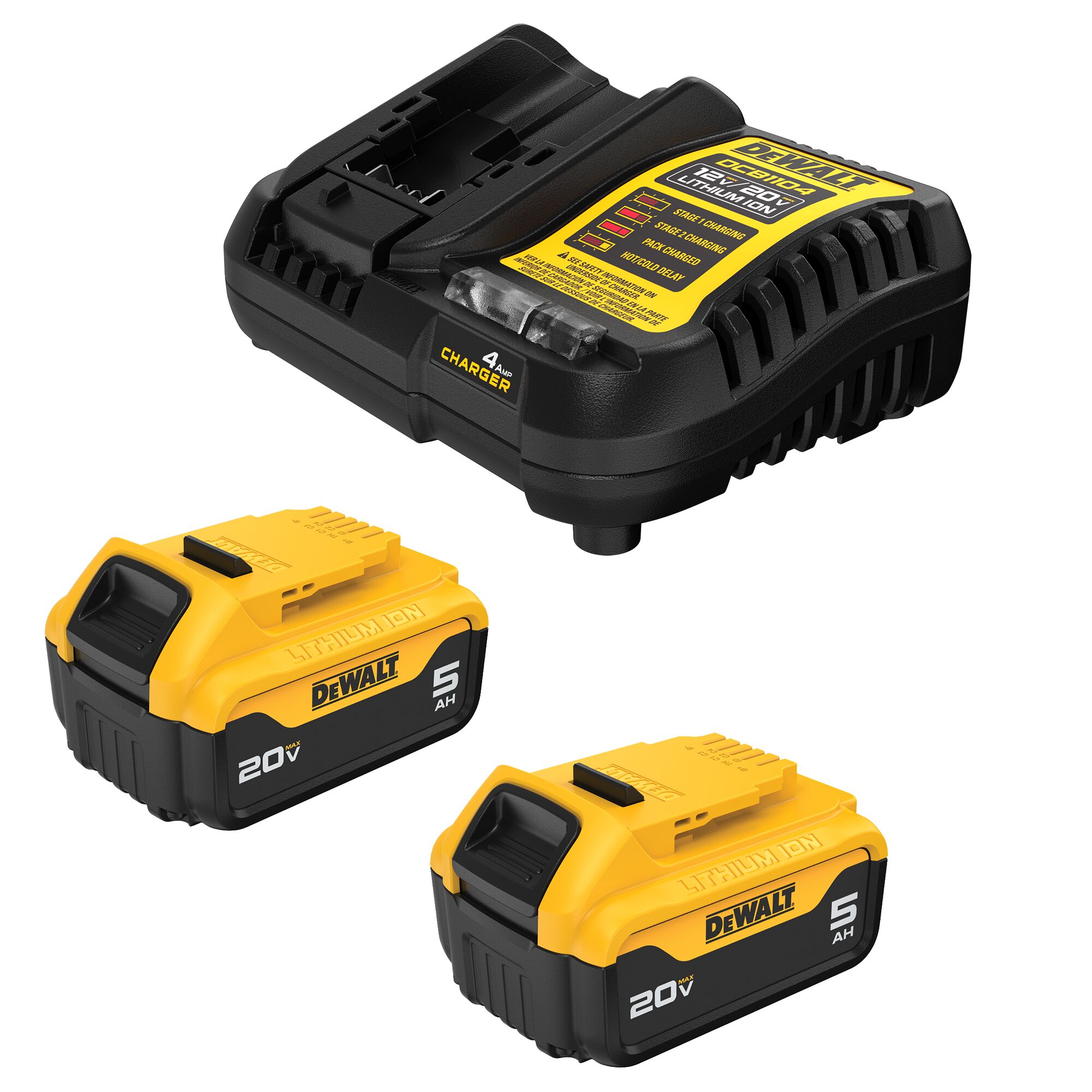 20 -Volt 2 -Pack Lithium-ion ( 5 Ah 5 Ah Battery and Charger )